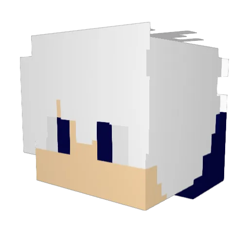 noreplys Minecraft avatar head, 3D render