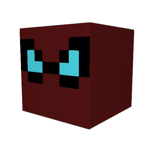 noresell Minecraft avatar head, 3D render