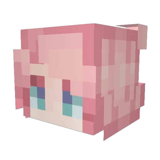 noresmell Minecraft avatar head, 3D render
