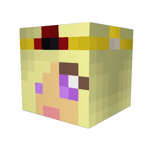 norex97 Minecraft avatar head, 3D render