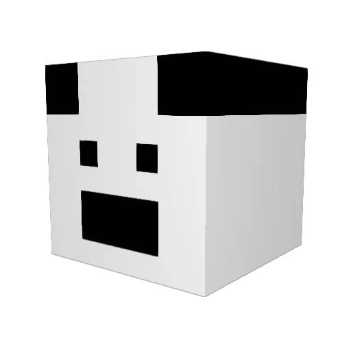 norisun Minecraft avatar head, 3D render
