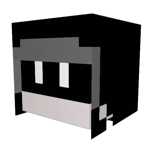 normalbasics Minecraft avatar head, 3D render