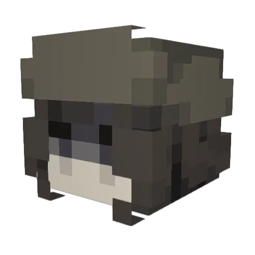 normanace Minecraft avatar head, 3D render