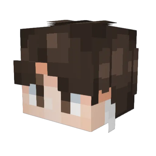 normanlegends Minecraft avatar head, 3D render