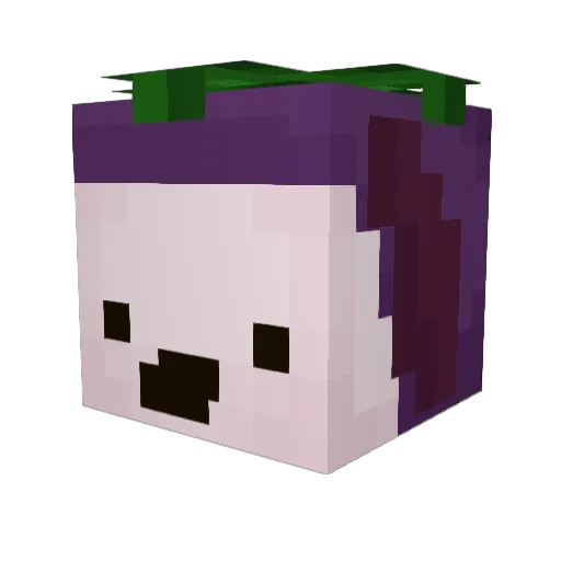 nortee Minecraft avatar head, 3D render