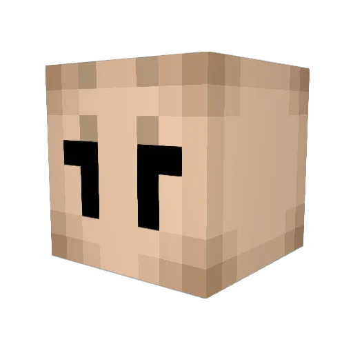 north2005 Minecraft avatar head, 3D render