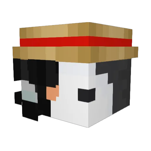 northshaw Minecraft avatar head, 3D render