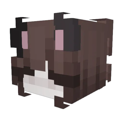 nortionk Minecraft avatar head, 3D render