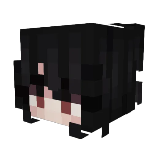 nortiq Minecraft avatar head, 3D render