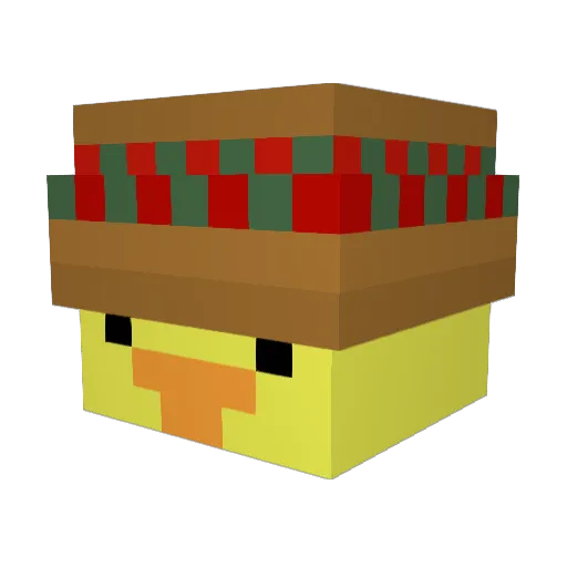 nortiz1234 Minecraft avatar head, 3D render