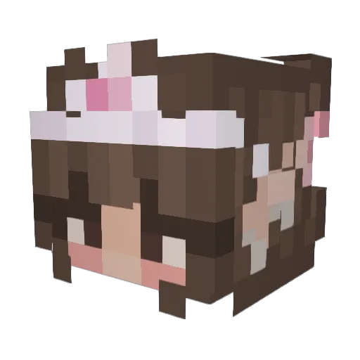 nortmode Minecraft avatar head, 3D render