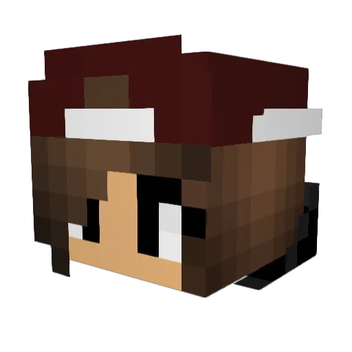 nortschi Minecraft avatar head, 3D render