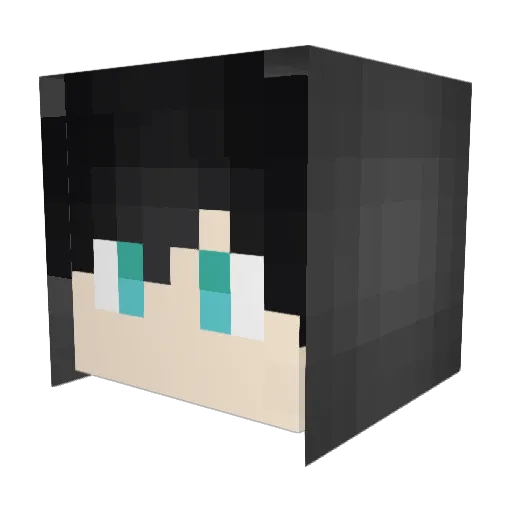 norumofu358 Minecraft avatar head, 3D render