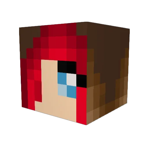 norwaysye Minecraft avatar head, 3D render