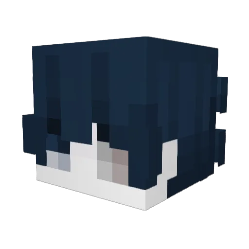 nosahere Minecraft avatar head, 3D render