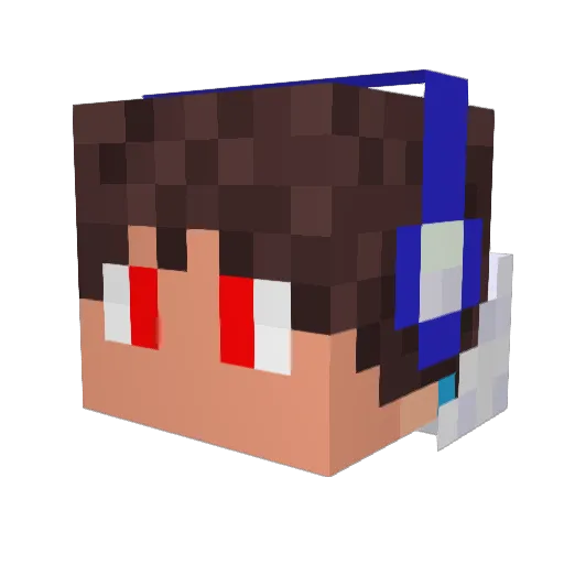 noschkoter Minecraft avatar head, 3D render