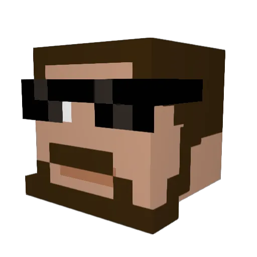 nosepicker211 Minecraft avatar head, 3D render