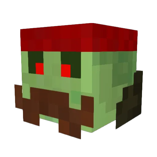 nosnorsky Minecraft avatar head, 3D render