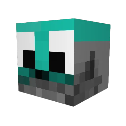 nosok20444 Minecraft avatar head, 3D render