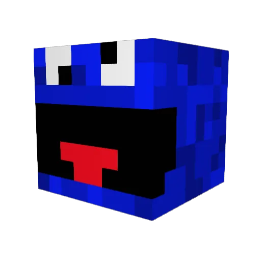 nospherax Minecraft avatar head, 3D render