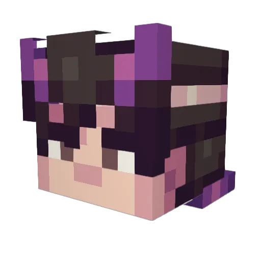 nosqd Minecraft avatar head, 3D render