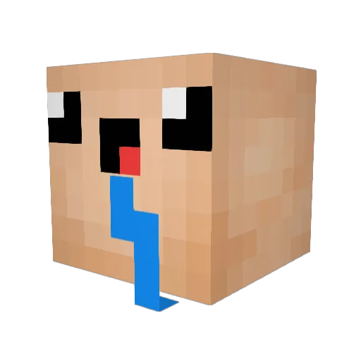 notBarl Minecraft avatar head, 3D render