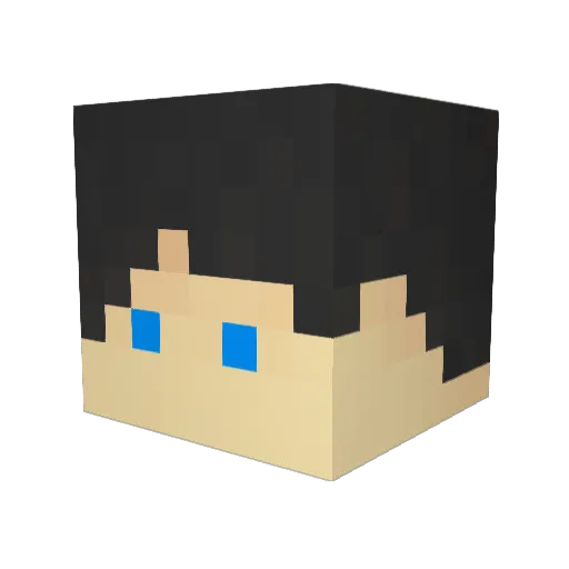 notCSX42 Minecraft avatar head, 3D render