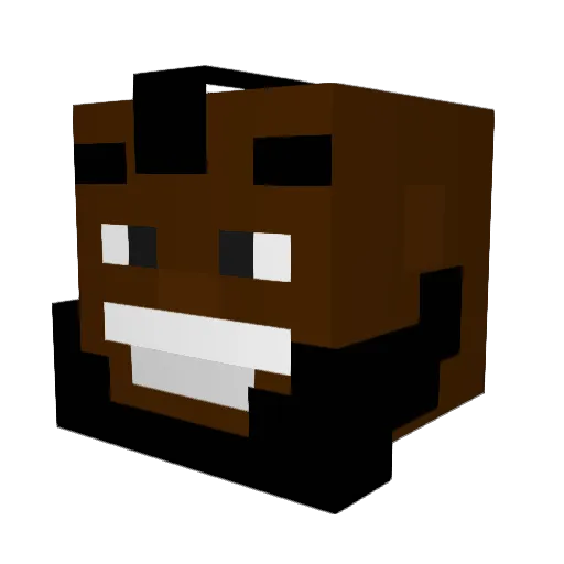 notFelix27 Minecraft avatar head, 3D render