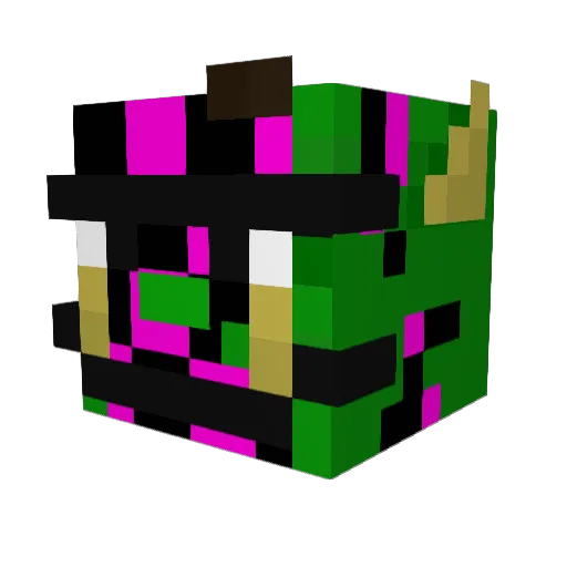notJaysax Minecraft avatar head, 3D render