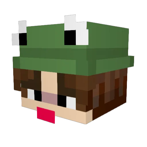 notJess6672 Minecraft avatar head, 3D render