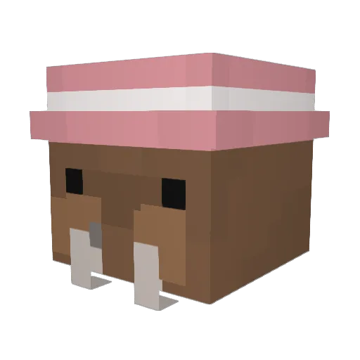 notJryuto Minecraft avatar head, 3D render