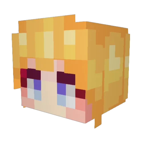 notLeonidas Minecraft avatar head, 3D render