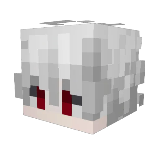 notLith Minecraft avatar head, 3D render