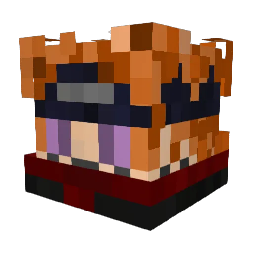 notPain_ Minecraft avatar head, 3D render