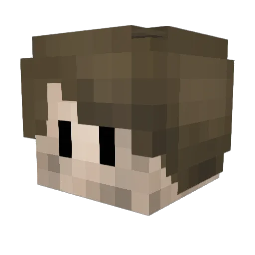 notRichy Minecraft avatar head, 3D render