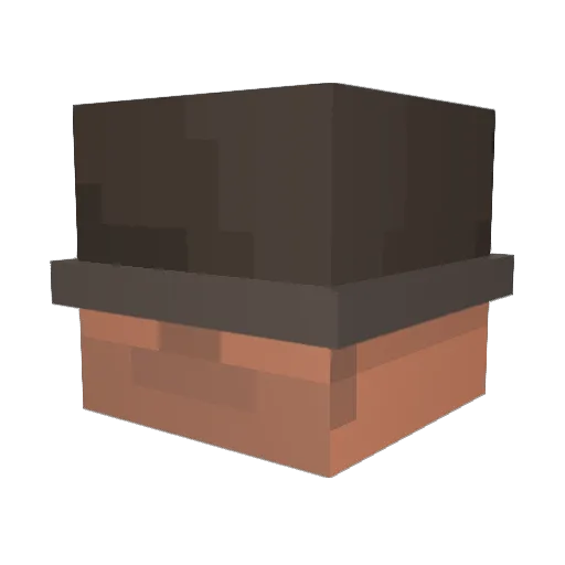 notTeros Minecraft avatar head, 3D render