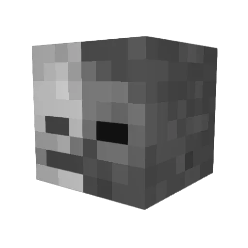 notVaci0 Minecraft avatar head, 3D render