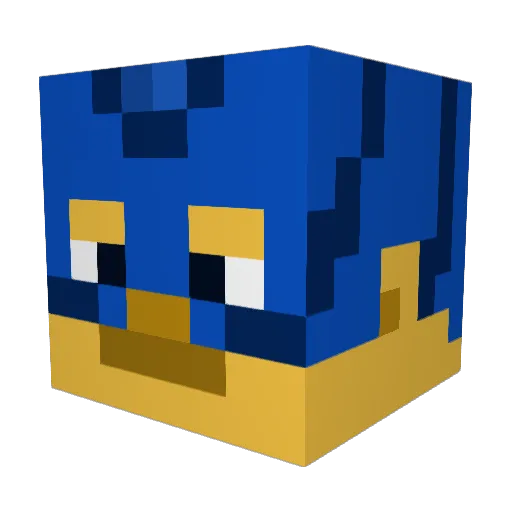 notYami8 Minecraft avatar head, 3D render