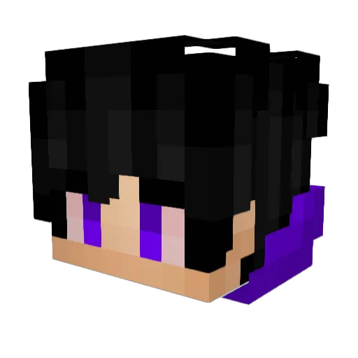 notZeraphyte Minecraft avatar head, 3D render