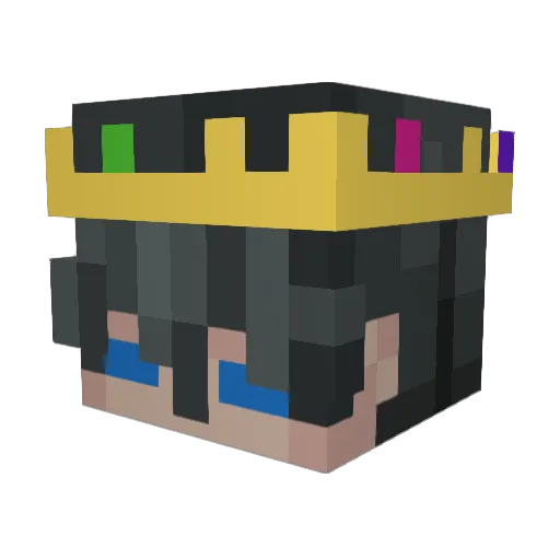 not__a__cow Minecraft avatar head, 3D render