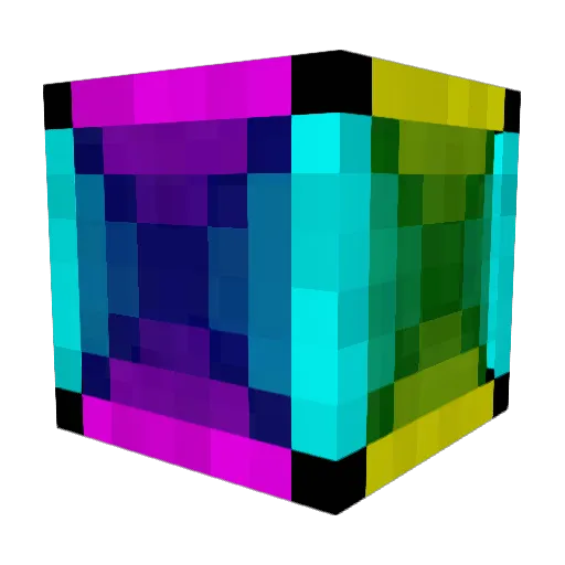not__glitch Minecraft avatar head, 3D render