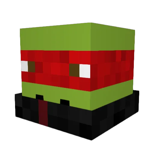 not_goood Minecraft avatar head, 3D render