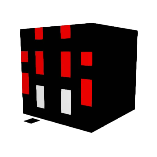 not_here_steam Minecraft avatar head, 3D render