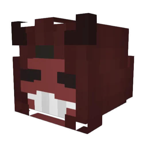 not_htols Minecraft avatar head, 3D render