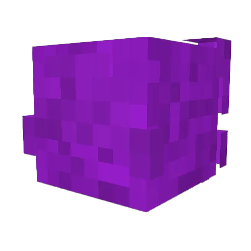 not_the_G Minecraft avatar head, 3D render