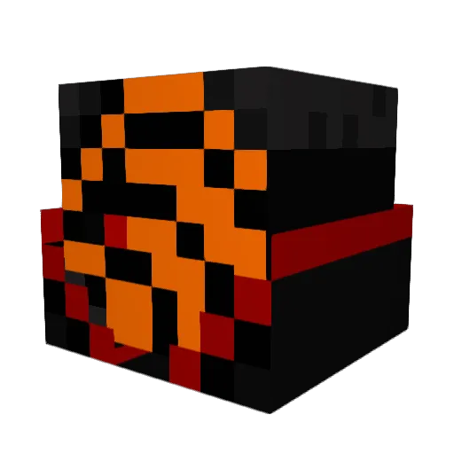 not_wh1te Minecraft avatar head, 3D render