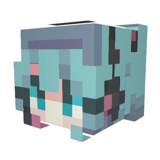notaLyx_ Minecraft avatar head, 3D render