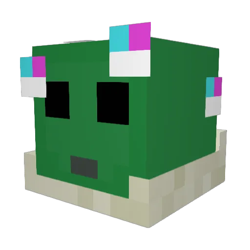 notacaca321 Minecraft avatar head, 3D render