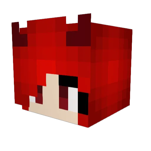 notadailibe Minecraft avatar head, 3D render