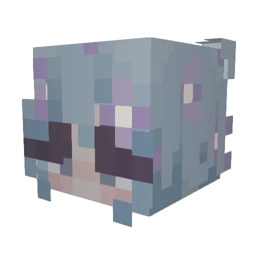 notalice Minecraft avatar head, 3D render